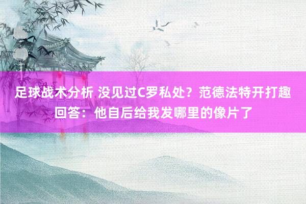 足球战术分析 没见过C罗私处？范德法特开打趣回答：他自后给我发哪里的像片了